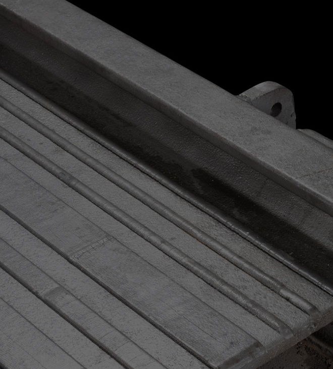 Central Chute of the Scraper Conveyer